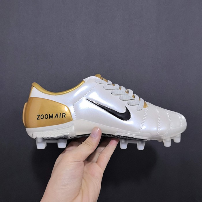 T90 FG Soccer Shoes-White/Gold-7946575