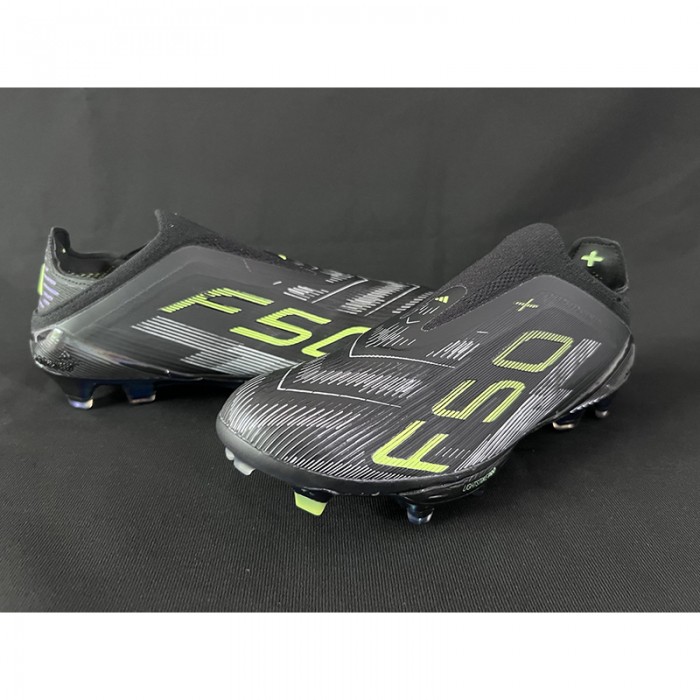 F50+ FG Soccer Shoes-Black/Green-6784317