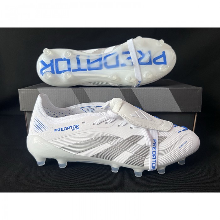 PREDATOR ACCURACY FG BOOTS FG Soccer Shoes-White/Blue-9931585