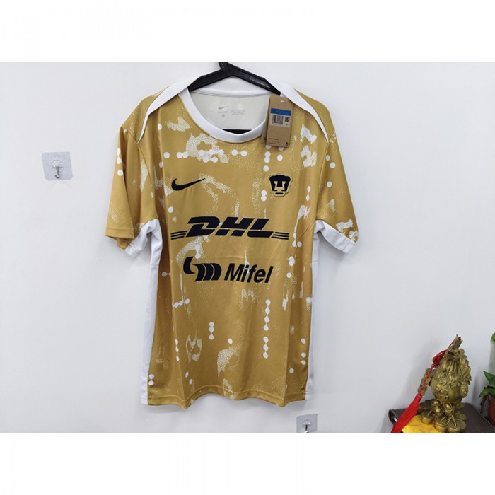 STOCK CLEARANCE [SIZE M] 24/25 Pumas UNAM Special Edition Gold Jersey Version Short Sleeve-1858293
