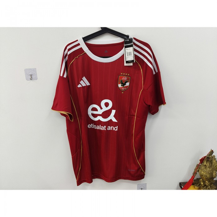 STOCK CLEARANCE [SIZE L] 25/26 Al Ahly SC Home Red Jersey Kit Short Sleeve-369261