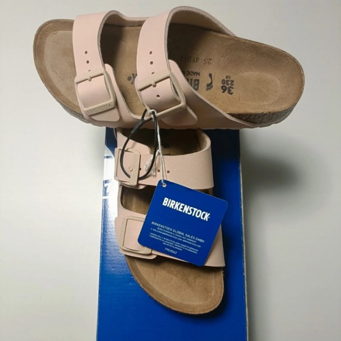 Birkenstock Women Slippers -Light Pink/Brown-7899460