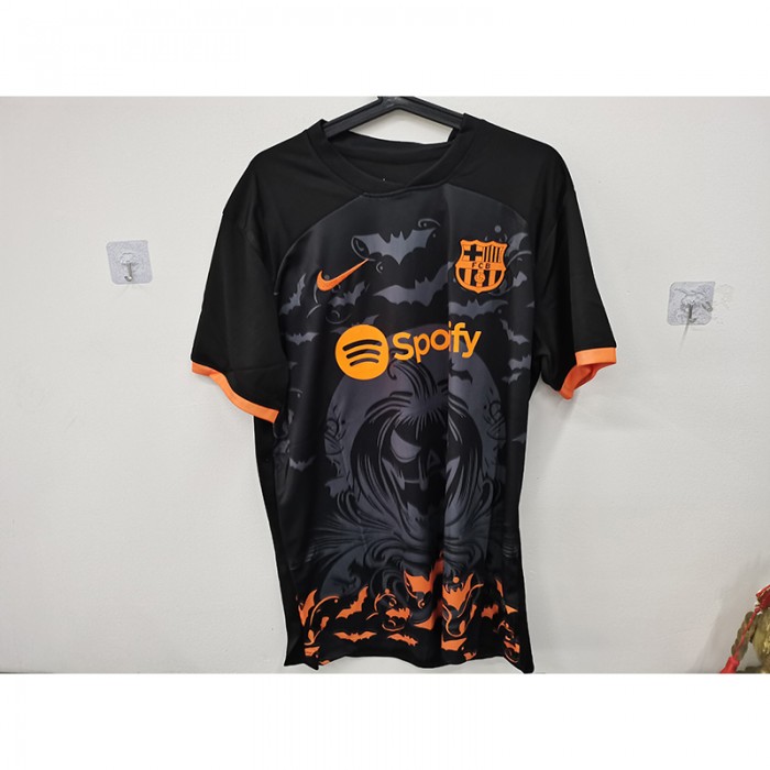 STOCK CLEARANCE [SIZE XL] 25/26 Barcelona Special Edition Black Jersey Version Short Sleeve-4945282