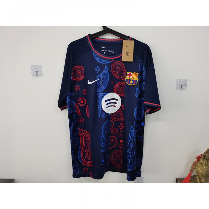STOCK CLEARANCE [SIZE XL] 25/26 Barcelona Special Edition Navy Blue Jersey Version Short Sleeve-7969674