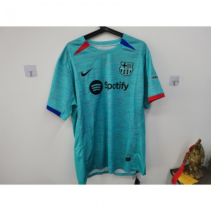 STOCK CLEARANCE [SIZE XXL] 23/24 Barcelona Third Away Jersey Version Short Sleeve-4362394