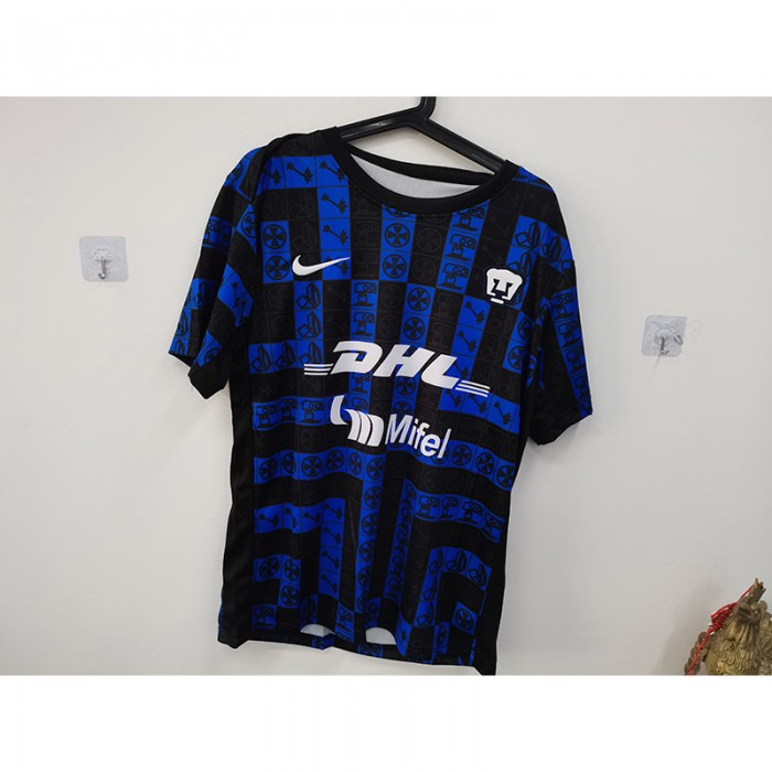 STOCK CLEARANCE [SIZE M] 25/26 Pumas UNAM Special Edition Black Blue Jersey Version Short Sleeve-3563765