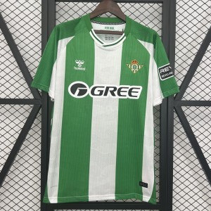 25/26 REAL BETIS Home White Green Jersey Version Short Sleeve-4379607