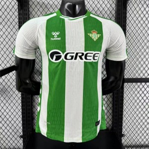 25/26 REAL BETIS Home White Green Jersey Version Short Sleeve (Player Version)-7785858