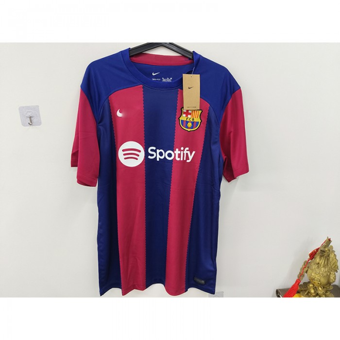 STOCK CLEARANCE [SIZE XL] 23/24 Barcelona Home Blue Red Jersey Version Short Sleeve-6455390