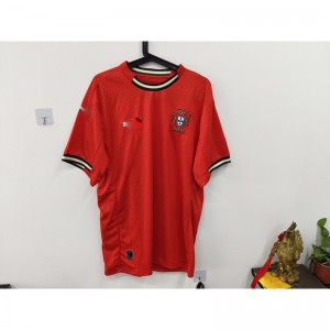 STOCK CLEARANCE [SIZE XXL] 2025 Portugal Home Red Jersey Version Short Sleeve-3847188