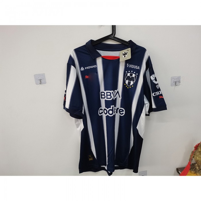 STOCK CLEARANCE [SIZE XL] 24/25 Monterey Home Navy Blue White Jersey Version Short Sleeve-324144