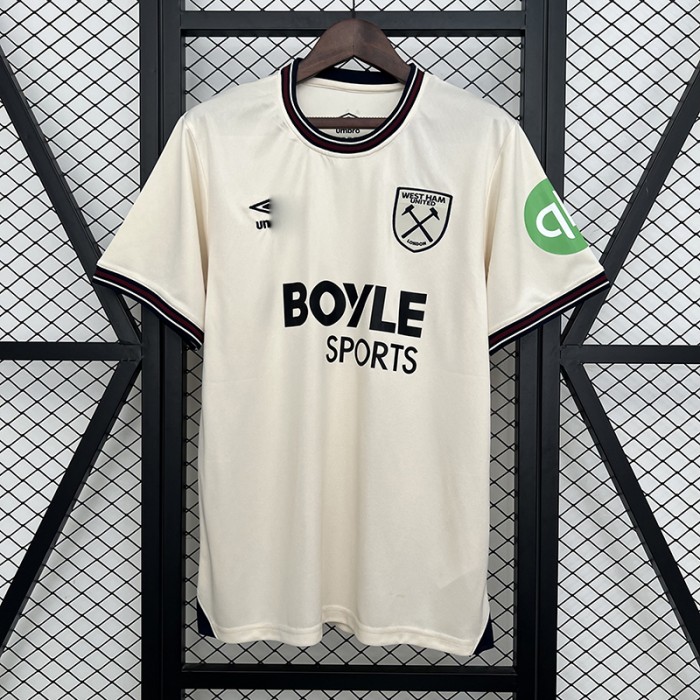 25/26 West Ham United Away Khkai Jersey Version Short Sleeve-794368