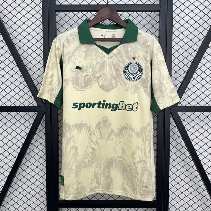 25/26 Palmeiras Third Away Khaki Green Jersey Version Short Sleeve-6024319