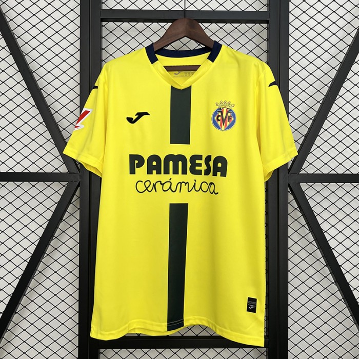 25/26 Villarreal Home Yellow Jersey Version Short Sleeve-7590297