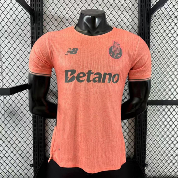25/26 Porto Away Pink Jersey Version Short Sleeve (Player Version)-7534221