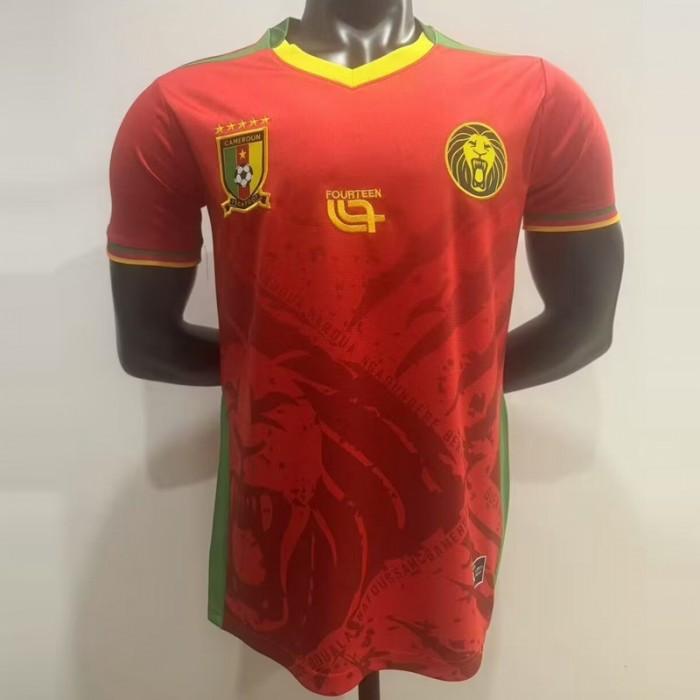 2025 Cameroon Away Red Jersey Version Short Sleeve (Player Version)-4554382 2025 Cameroon Away Red Jersey Version Short Sleeve (Player Version)-4554382