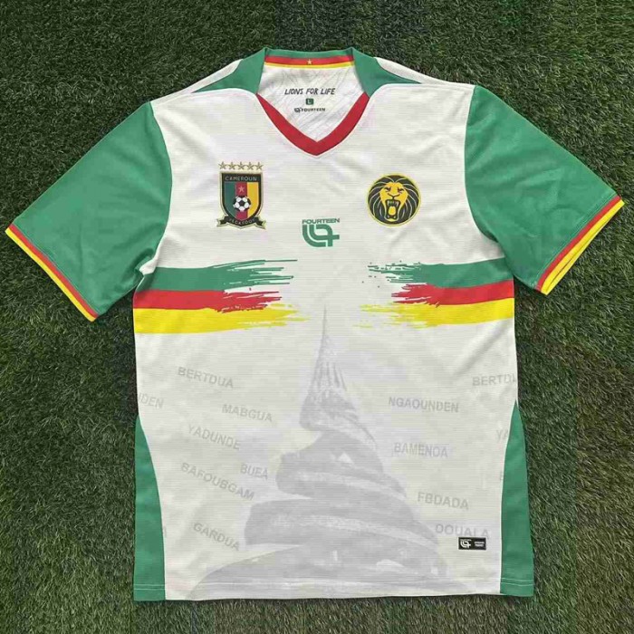 2025 Cameroon Third Away White Green Jersey Version Short Sleeve-8889865 2025 Cameroon Third Away White Green Jersey Version Short Sleeve-8889865