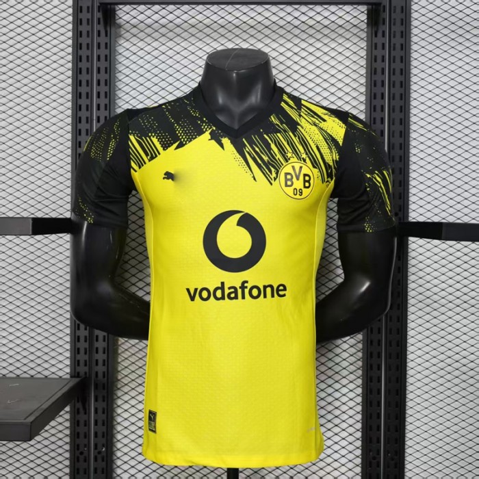25/26 Borussia Dortmund Home Yellow Black Jersey Version Short Sleeve (Player Version)-1245652