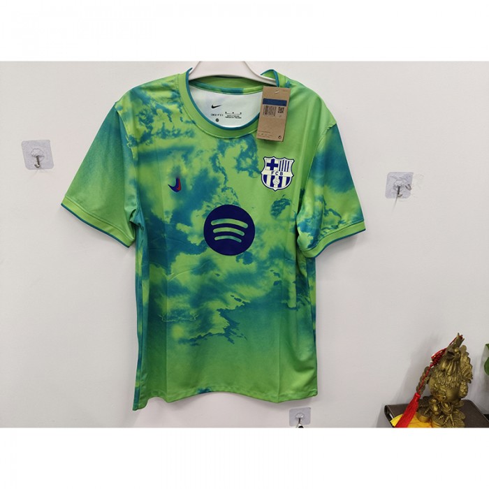 STOCK CLEARANCE [SIZE M] 25/26 Barcelona Special Edition Green Jersey Version Short Sleeve-5876855
