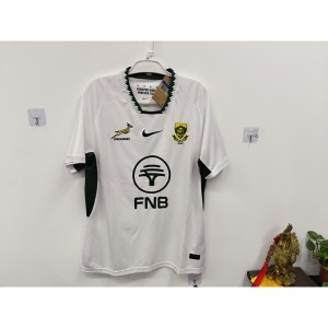STOCK CLEARANCE [SIZE M] 2025 South Africa Away White Jersey Kit Short Sleeve-3968552