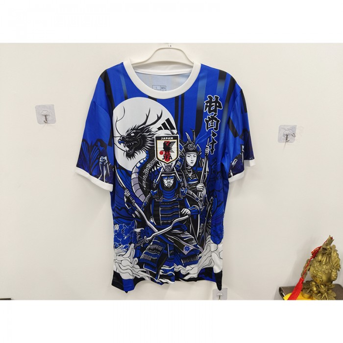 STOCK CLEARANCE [SIZE L] 2025 Japan Special Edition Blue Jersey Version Short Sleeve-2866311