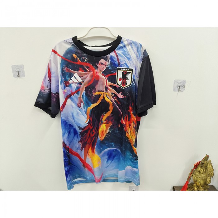 STOCK CLEARANCE [SIZE L] 2025 Japan Special Edition Black Blue Jersey Version Short Sleeve-2705904