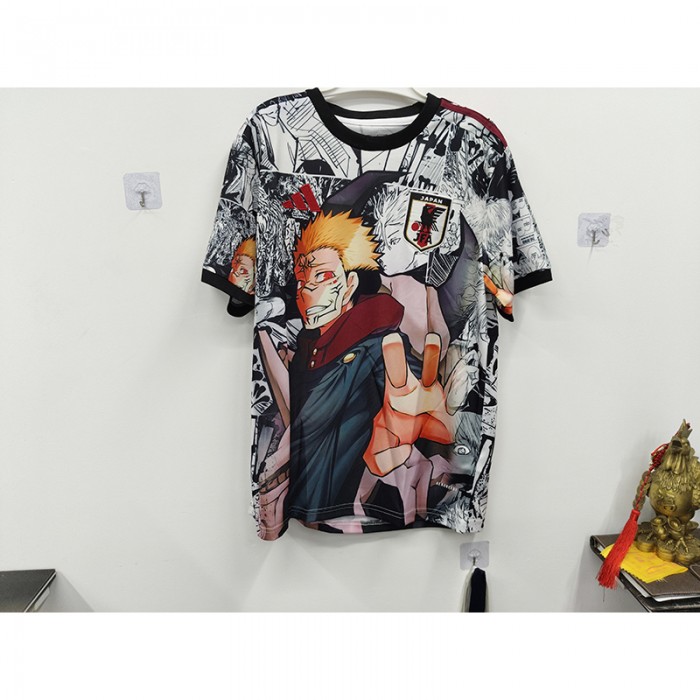 STOCK CLEARANCE [SIZE L] 2025 Japan Special Edition White Black Jersey Version Short Sleeve-4094116