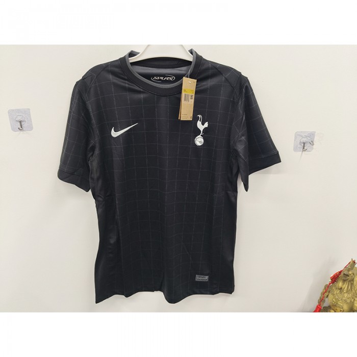 STOCK CLEARANCE [SIZE S] 25/26 Tottenham Away Black Jersey Version Short Sleeve-4279054