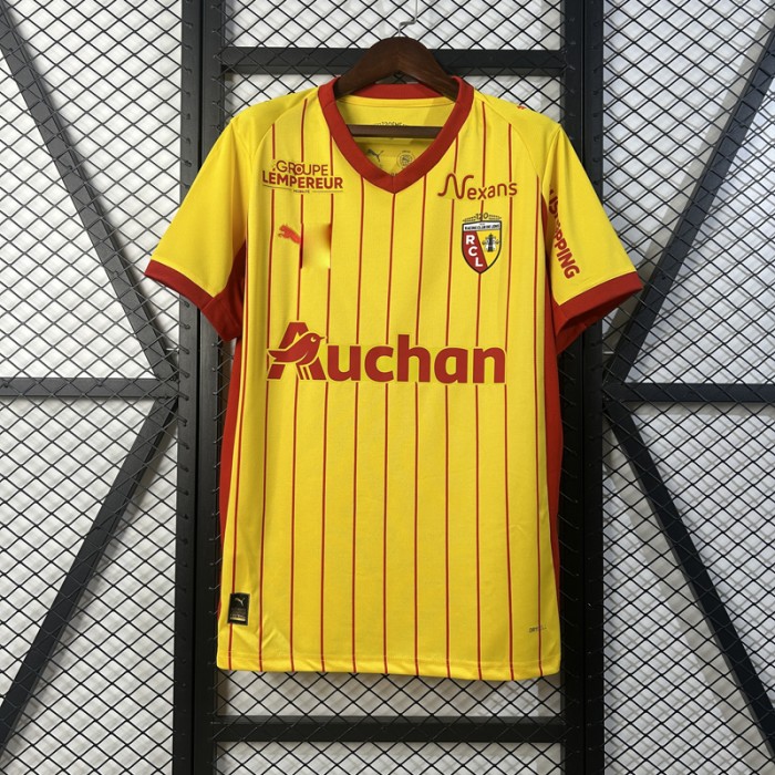 25/26 Lens Home Yellow Red Jersey Kit Short Sleeve-1217039