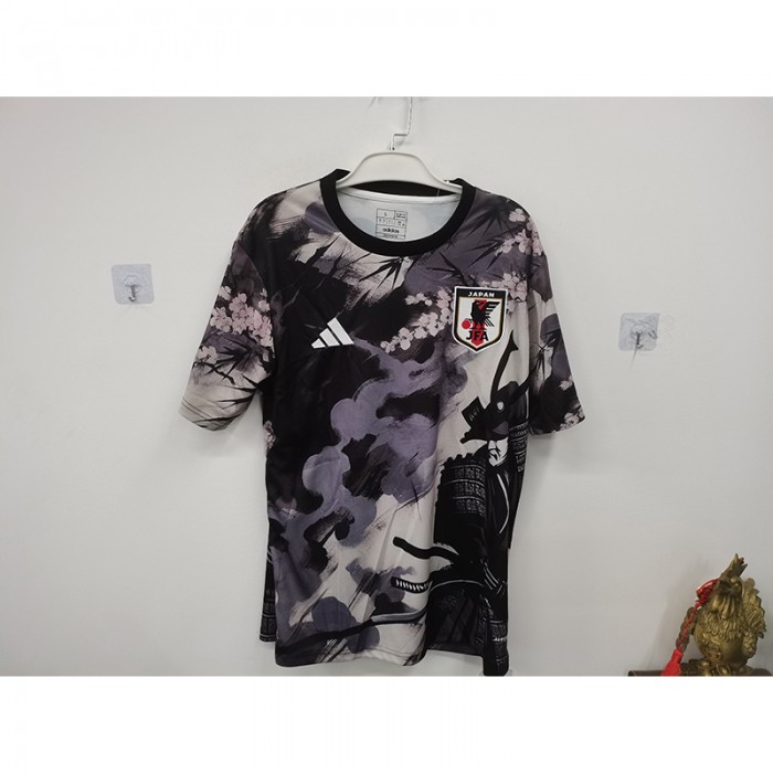 STOCK CLEARANCE [SIZE L] 2025 Japan Special Edition Black Gray Jersey Version Short Sleeve-102599