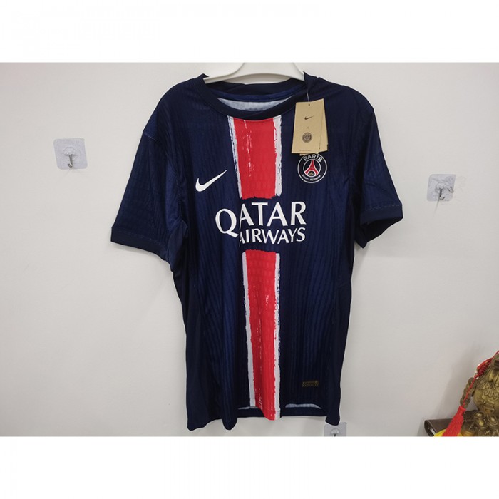 STOCK CLEARANCE [SIZE L] 25/26 Paris Saint-Germain PSG Home Navy Blue Red Jersey Version Short Sleeve (Player Version)-6355837