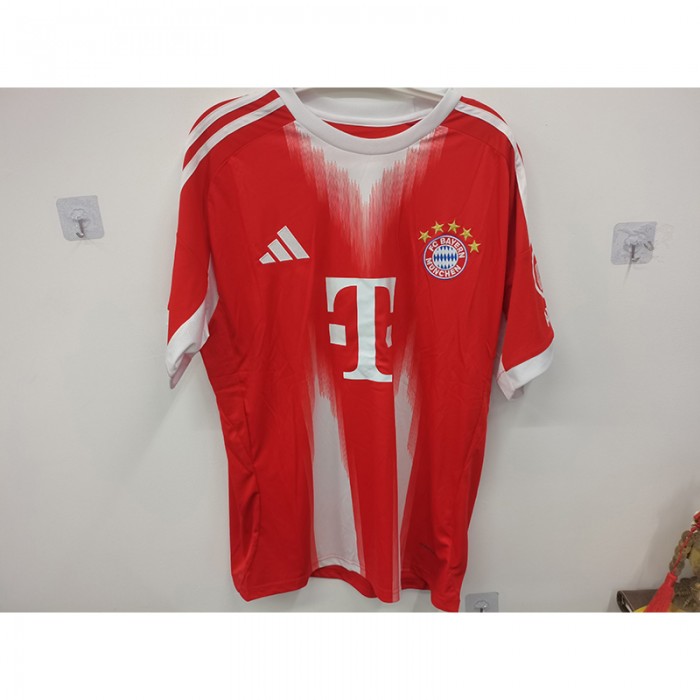 STOCK CLEARANCE [SIZE L] 25/26 Bayern Munich Home Red Jersey Version Short Sleeve-3895387