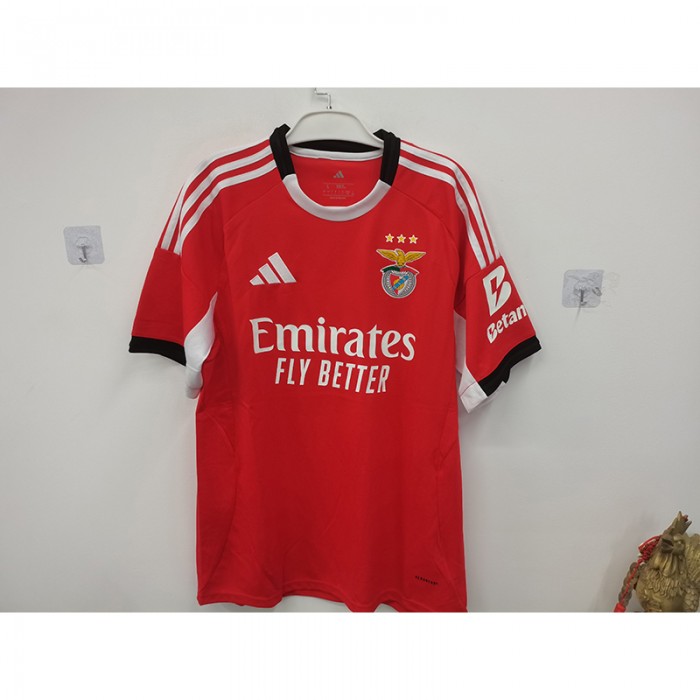 STOCK CLEARANCE [SIZE L] 25/26 Benfica Home Red Jersey Version Short Sleeve-8182318