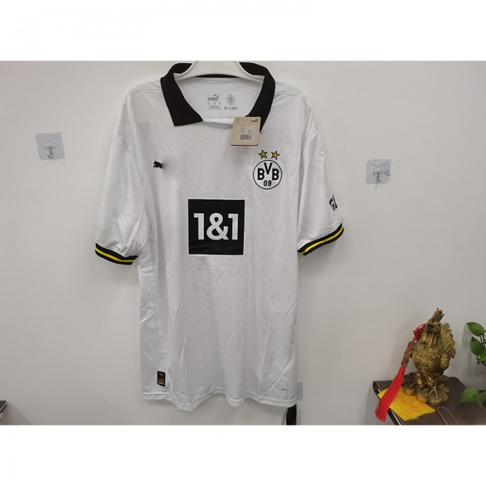 STOCK CLEARANCE [SIZE 3XL] 25/26 Borussia Dortmund Special Edition White Jersey Version Short Sleeve-2799066