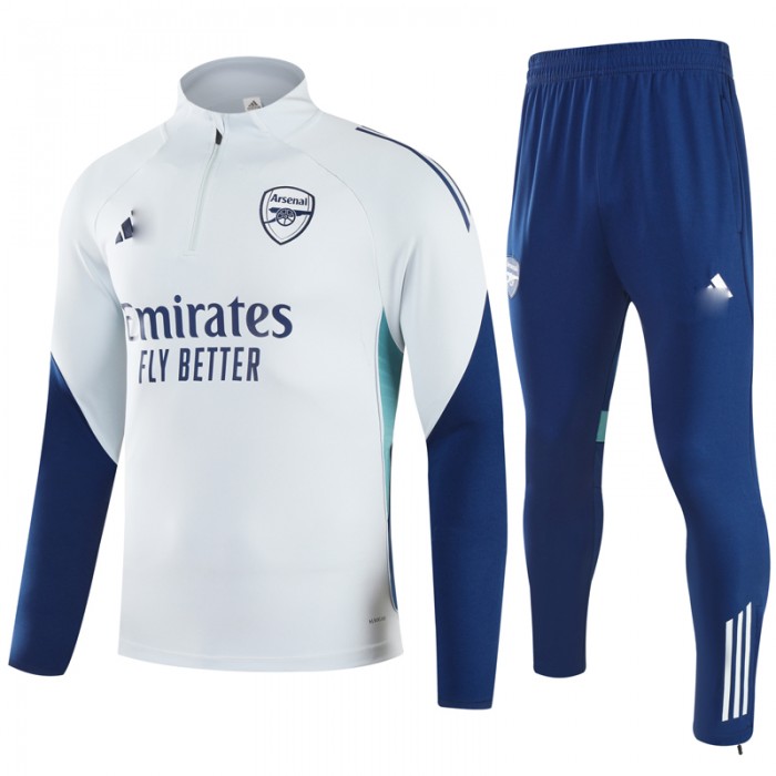 25/26 Arsenal Light Gray Edition Classic Jacket Training Suit (Top+Pant)-7098955