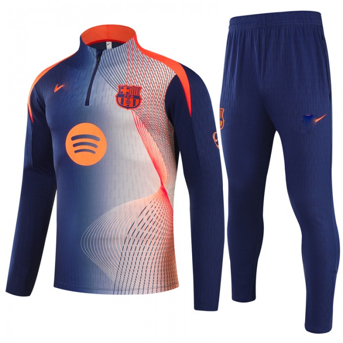 25/26 Barcelona Navy Blue Edition Classic Jacket Training Suit (Top+Pant)-9413709