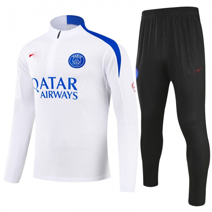 25/26 Paris Saint-Germain PSG White Edition Classic Jacket Training Suit (Top+Pant)-8454792