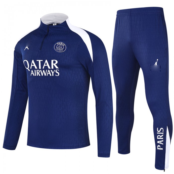 25/26 Paris Saint-Germain PSG Navy Blue Edition Classic Jacket Training Suit (Top+Pant)-3270346