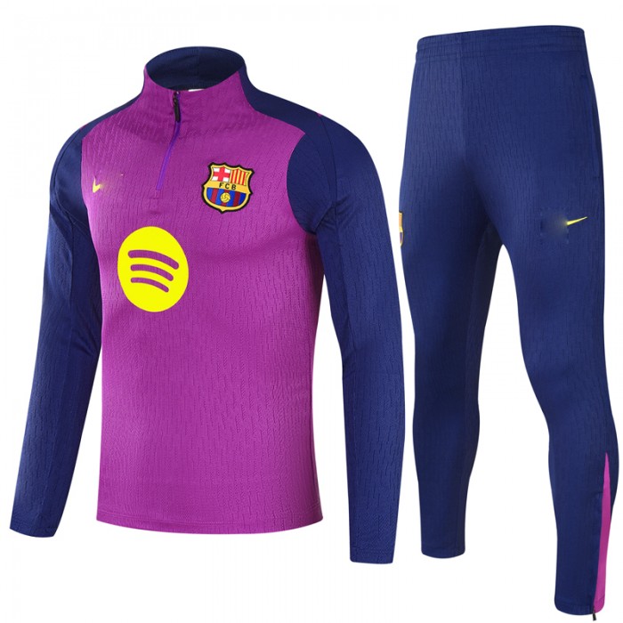 25/26 Barcelona Purple Nvay Blue Edition Classic Jacket Training Suit (Top+Pant)-271575
