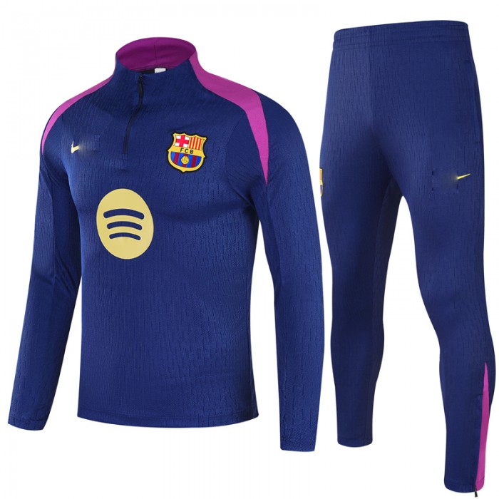 25/26 Barcelona Nvay Blue Edition Classic Jacket Training Suit (Top+Pant)-3008038