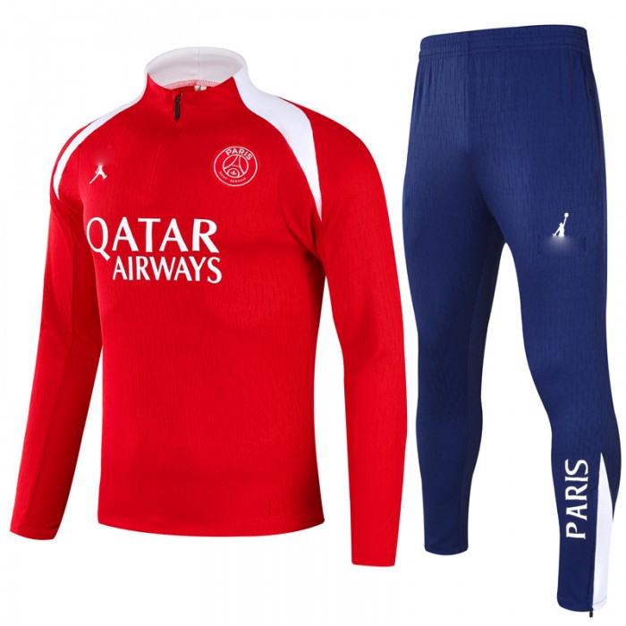 25/26 Paris Saint-Germain PSG Red Edition Classic Jacket Training Suit (Top+Pant)-9863009