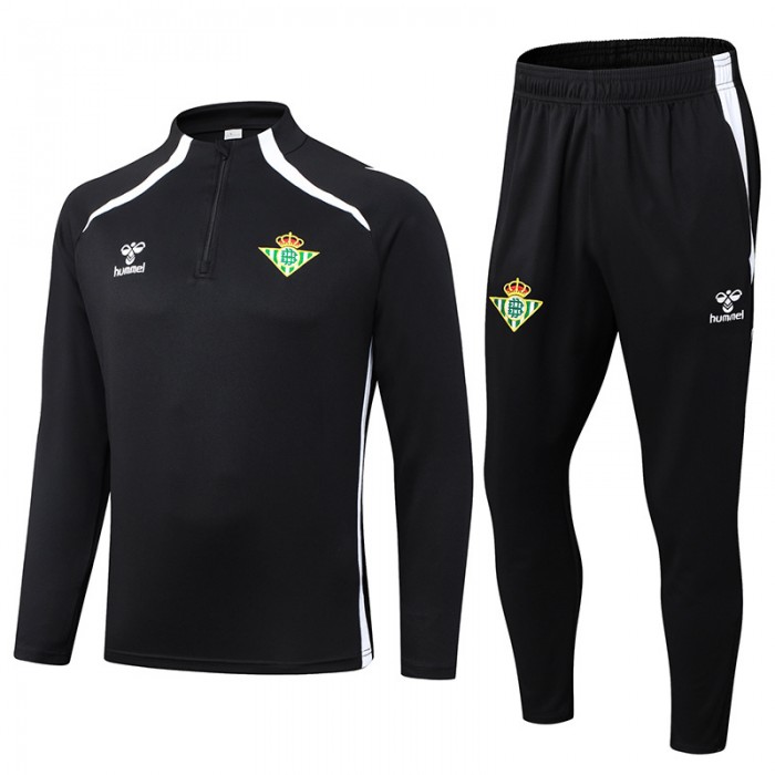 25/26 REAL BETIS Black Edition Classic Jacket Training Suit (Top+Pant)-2123230