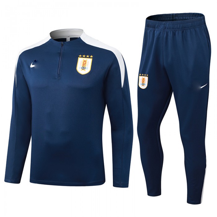 2025 Uruguay Navy Blue Edition Classic Jacket Training Suit (Top+Pant)-2290591