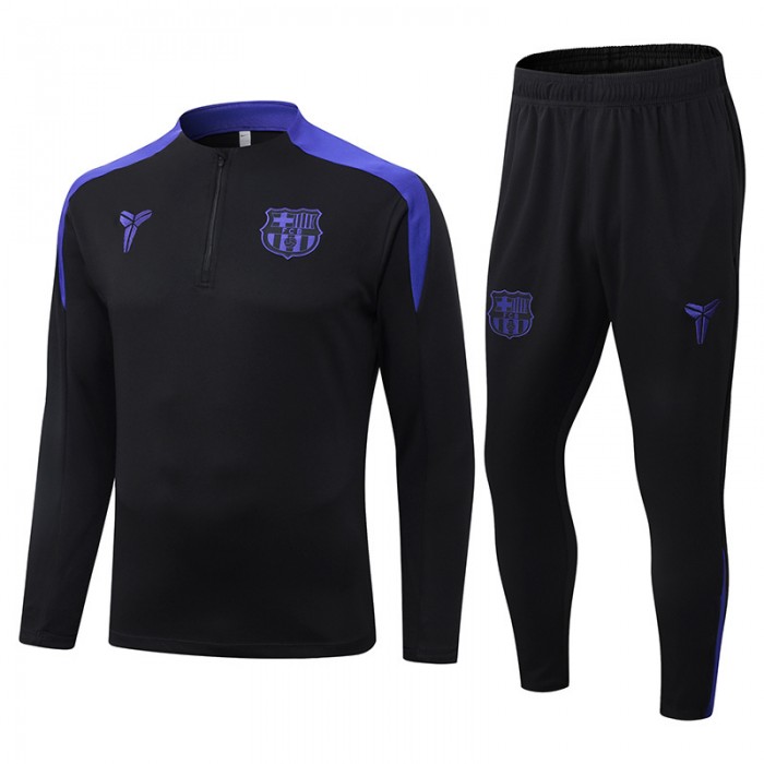 25/26 Barcelona Black Edition Classic Jacket Training Suit (Top+Pant)-2393104
