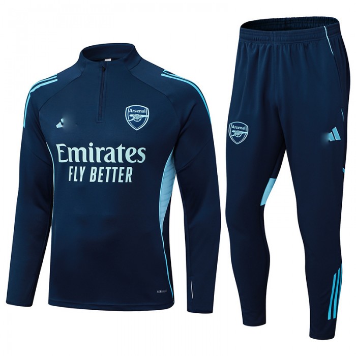 25/26 Arsenal Navy Blue Edition Classic Jacket Training Suit (Top+Pant)-4385136