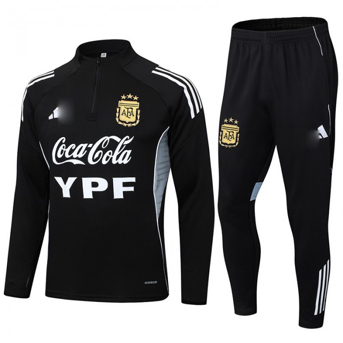 2025 Argentina Black Edition Classic Jacket Training Suit (Top+Pant)-9659732