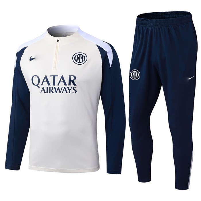 25/26 Inter Milan White Edition Classic Jacket Training Suit (Top+Pant)-994696 25/26 Inter Milan White Edition Classic Jacket Training Suit (Top+Pant)-994696