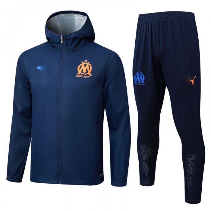24/25 Marseille Navy Blue Edition Classic Jacket Training Suit (Top+Pant)-8840848 24/25 Marseille Navy Blue Edition Classic Jacket Training Suit (Top+Pant)-8840848