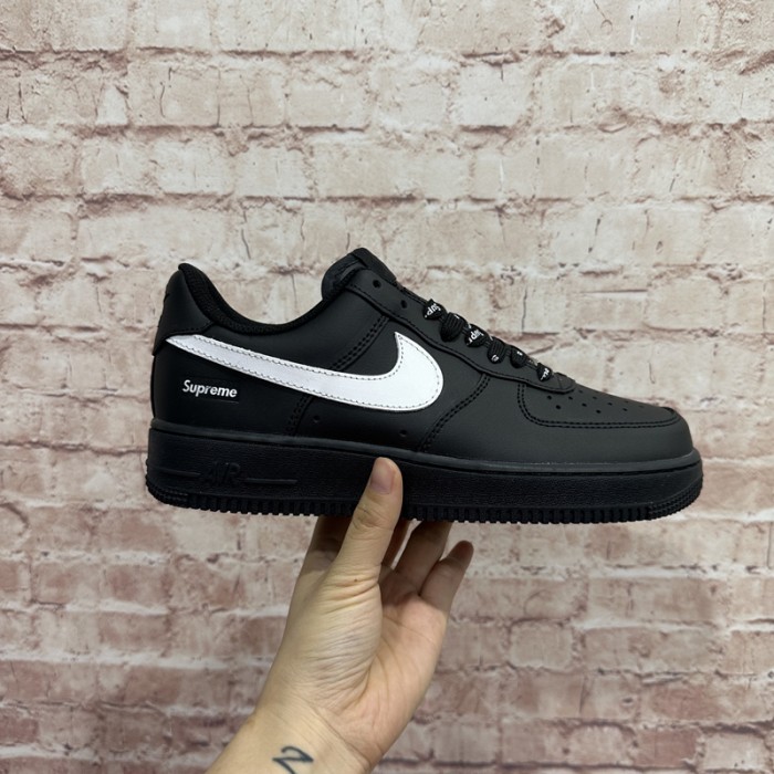 AIR FORCE 1‘07 AF1 Running Shoes-Black/White-3911408
