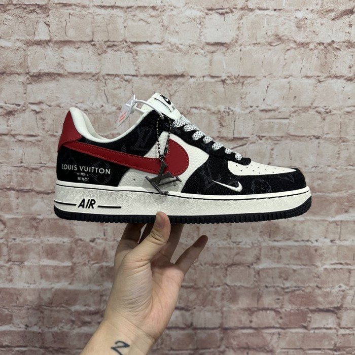 AIR FORCE 1‘07 AF1 Running Shoes-White/Black-6084426